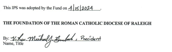 Adoption of IPS policy signature